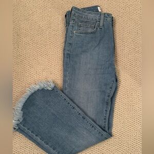 JUST BLACK Crop Flair Jean, Size 24.